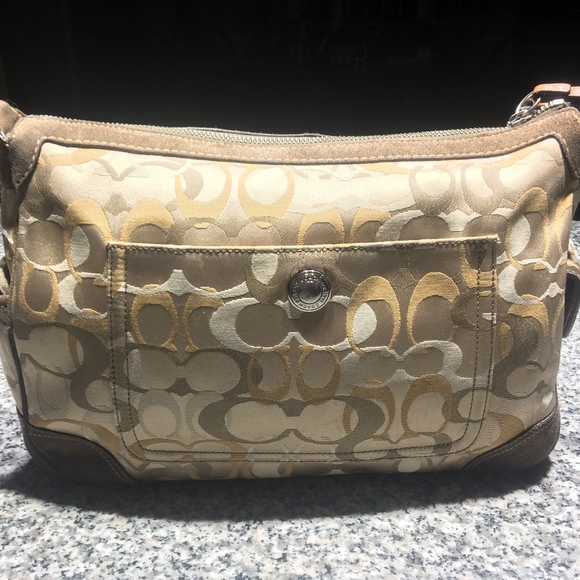 Coach Handbags - Large Signature Coach Satchel